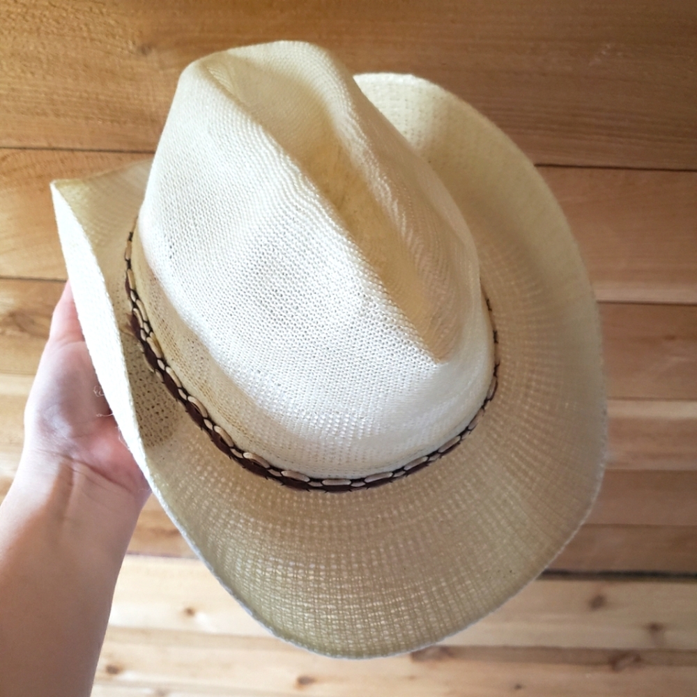 Tan Mesh Cowgirl Hat - Womans Western Hat -